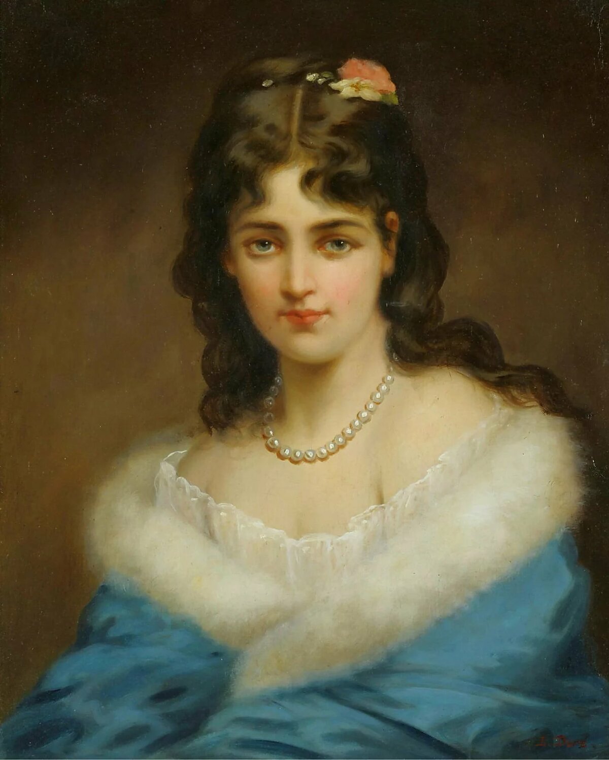 Женщина 17. Эдуард Фридрих Лейболд 1798-1879 портреты. Анна Каролина Ожельская. Мария Петровна Оболенская портрет. Оболенская, 1887.